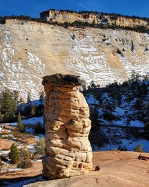 Rock structure East Zion National Park UT USA 