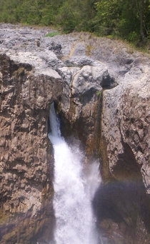 Rocks Falls at Puebla Mexico 