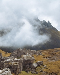 Rocks  Grass  Clouds  Awesome Italian Dolomites 