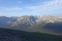 Rocky Mountain National Park in the morning light 