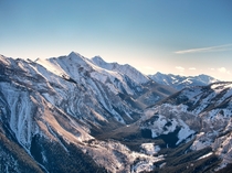 Rocky Mountains near Canmore Alberta Canada 