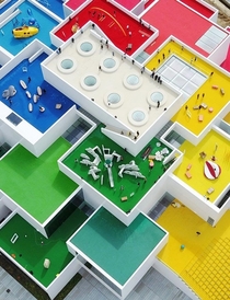 Roof of LEGO house by BIG Denmark Photo by Kim Christensen 
