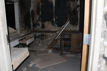 Room of death Black Mold found in an abandoned hospice 