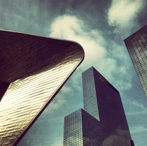 Rotterdam central station and NN towers