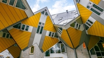 Rotterdam - Cube Houses architect Piet Blom - Conceptliving as an urban roof 