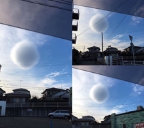 Round cloud in Japan 