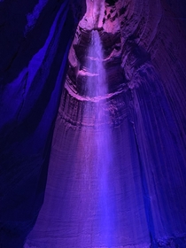 Ruby Falls in Tennessee USA The largest public underground waterfall 