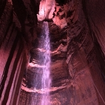 Ruby Falls underground waterfall in Chatanooga TN  by ujaconphil 