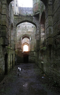 Ruins of Dunmore Park Scotland As seen in Outlander 