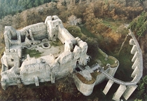 Ruins of the Neamt fortress Romania 