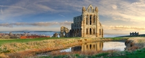 Ruins of Whitby Abbey North Yorkshire England 