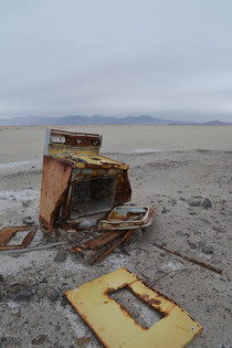 Rusting Oven Bonneville Salt Flats UT 