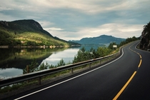 Ryfylke road in Norway 