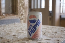 s Pepsi can in abandoned mental institution