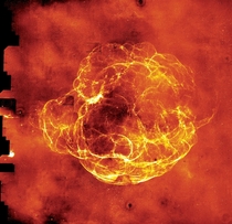 S Supernova Remnant taken in H- Emission 