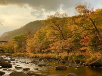 Saco River in the White Mountains of NH 