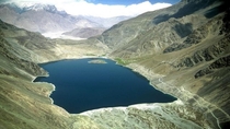 Sadpara Lake Located In Skardu Pakistan 