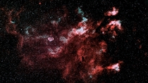 Sadr Region and Crescent Nebula H  OIII narrowband 