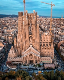 Sagrada familia in Barcelona x