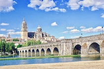 Salamanca Spain the ancient Roman bridge