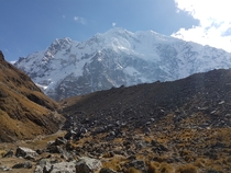 Salcantay Mountain Peak in Peru 