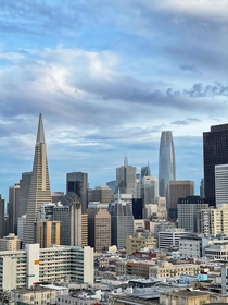 Salesforce Tower and Transamerica Pyramid - San Francisco