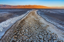 Salt Streams of Death Valley California USA 
