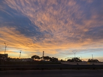San Antonio sunset on my drive home this evening 