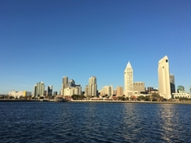 San Diego Bay front on a clear day 