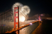 San Francisco and Golden Gate Bridge 