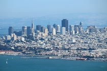 San Francisco from the Golden Gate Bridge 