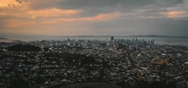 San Francisco skyline from Twin Peaks