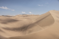 Sand Dunes in the Gobi Desert Gansu China