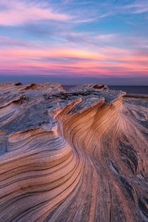 Sandstone wave formation in Sydney 