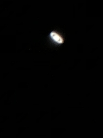 Saturn from a telescope