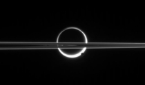 Saturn Titan Rings and Haze 