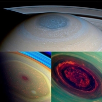 Saturns North Pole