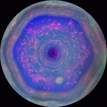 Saturns Northern Polar Hexagon in Other Wavelengths