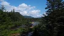 Sautariski river in Jacques-Cartier National Park QC 