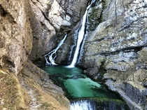 Savica Falls near Lake Bled in Slovenia  - IGkorean_nomad
