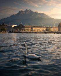 Scene from Lucerne Switzerland