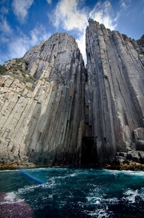 Sea Cave at Cape Pillar in Tasmania Australia Photo by Micheal Fuller 