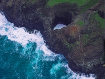 Sea Cave Kauai Hawaii 