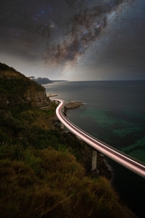 Sea Cliff Bride under the Milky Way