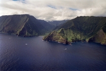 Sea Cliffs of Molokai Hawaii 