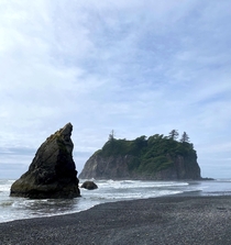Sea stacks at Ruby Beach Olympic National Park 