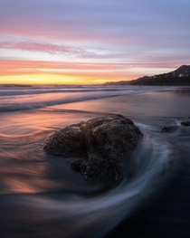 Seaside Sunset at Bodega Bay California 