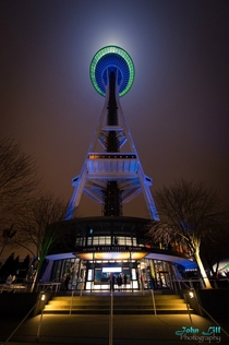 Seattle WA - Night Time Space Needle 