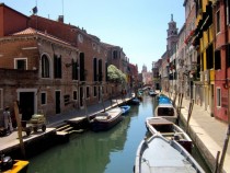 Secluded Canal in Venice Italy 
