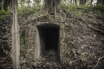 Secret bunker hidden in the woods Belgium